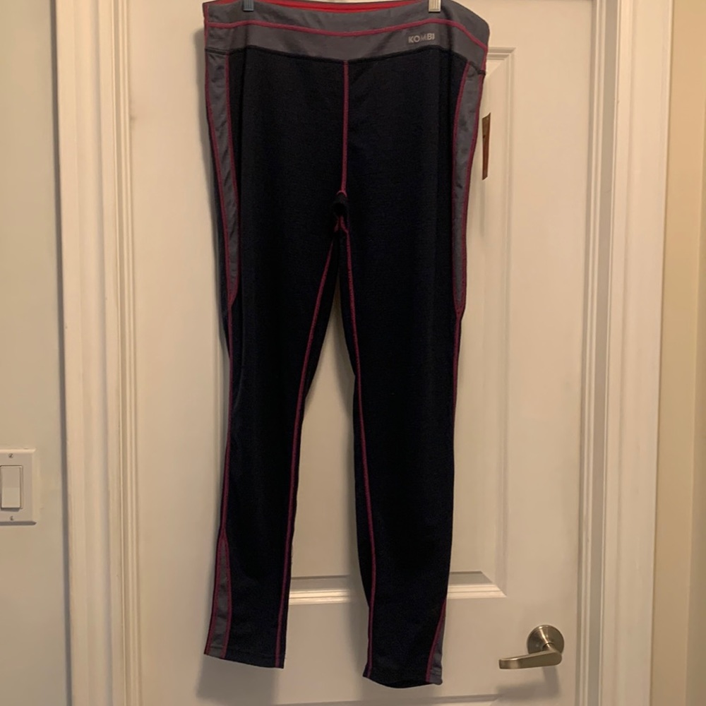 Kombi new w tags Marino blend navy/ pink leggings